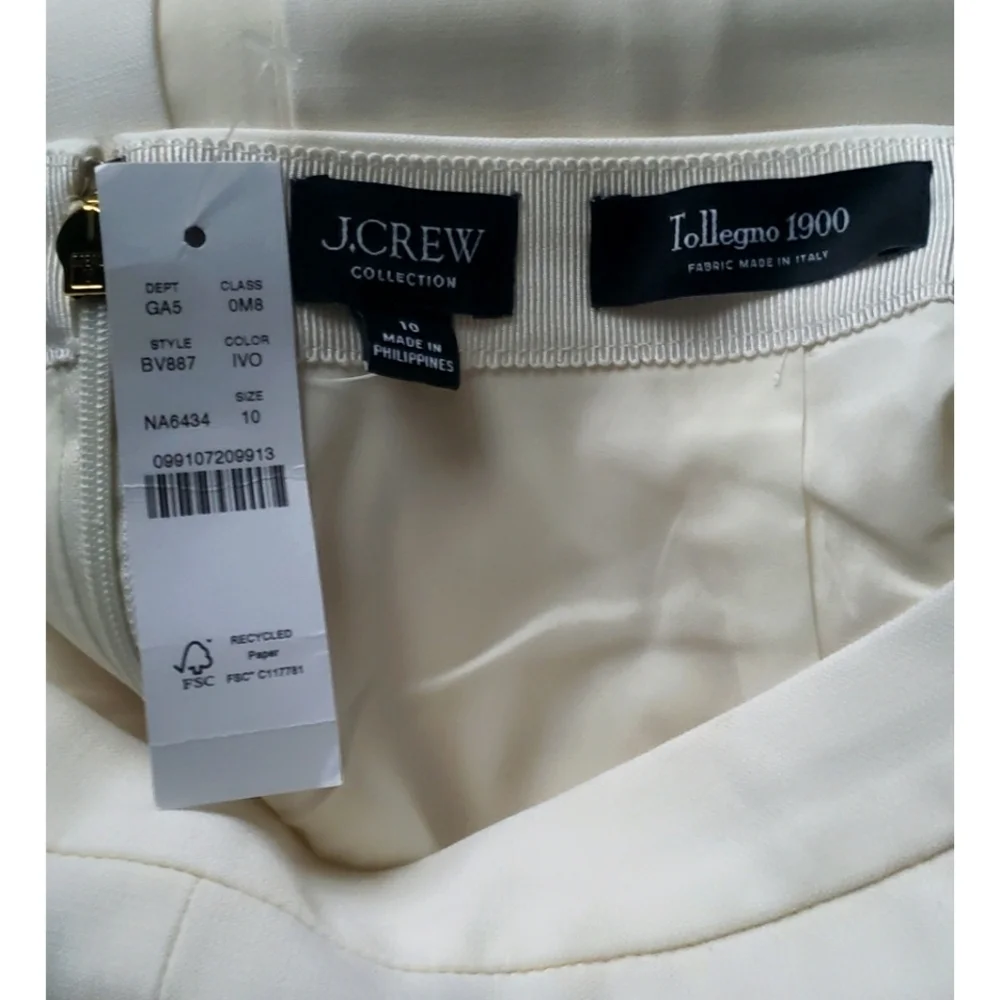 J.Crew Collection tuxedo maxi skirt in wool